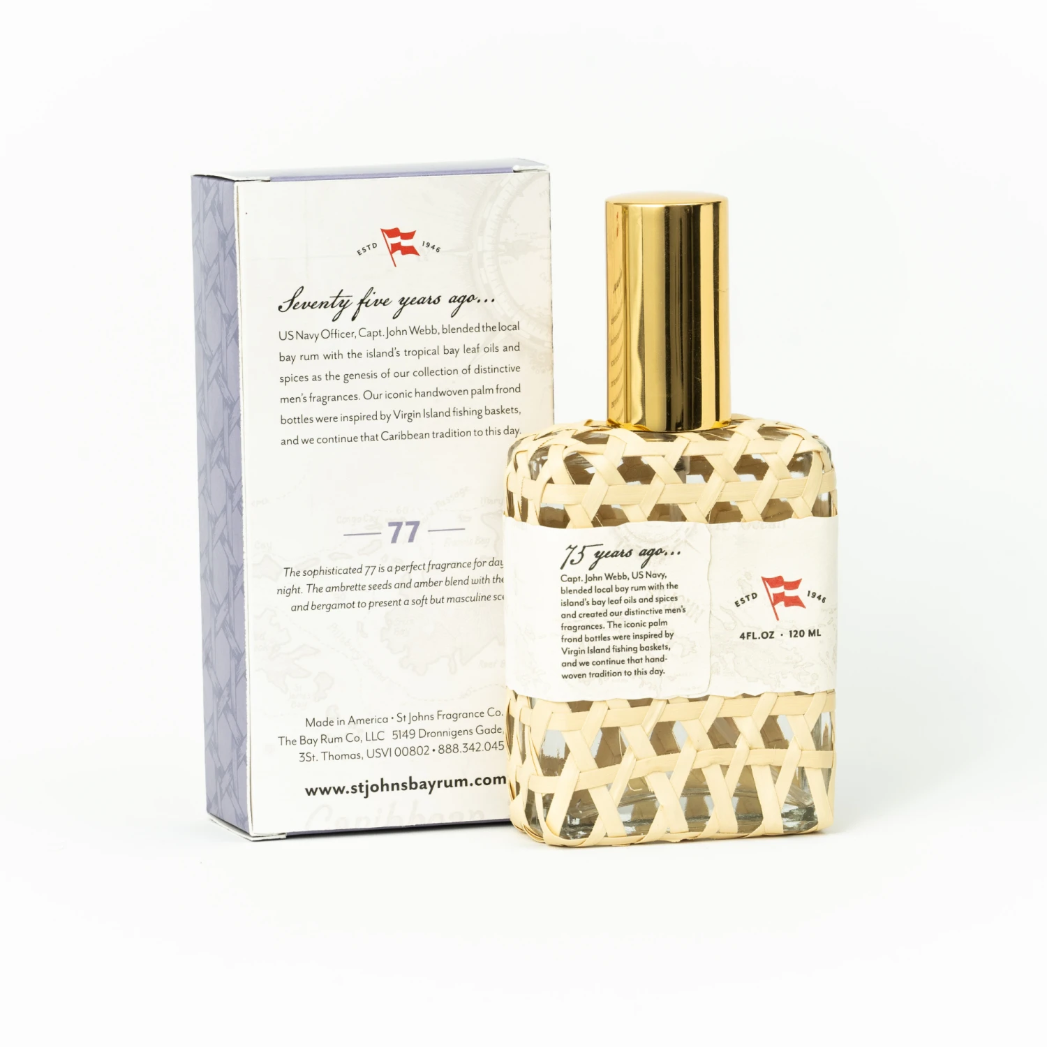 St. Johns No. 77 Cologne Spray (4 Fl Oz) #10081733 2 St. Johns No. 77 Cologne Spray (4 Fl Oz) #10081733 - Image 2