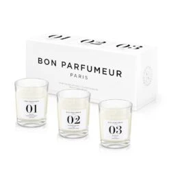 Set Of Three Votive Candles: 01, 02 & 03